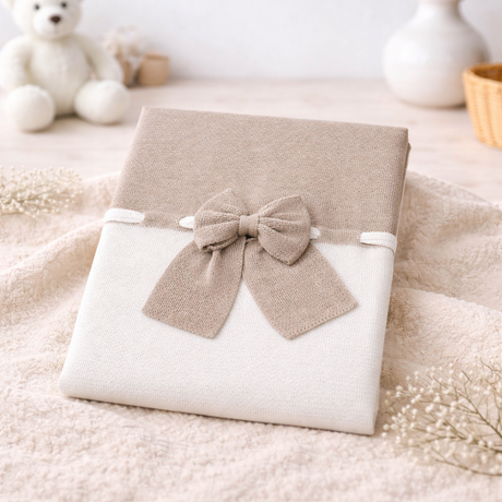 Copertina Culla Neonato in Cotone NG491 Disegno 9 Fiocco- Nazareno Gabrielli