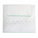 Completo Lenzuola per Carrozzina 100% Cotone 3 Pezzi - Maestri Cotonieri