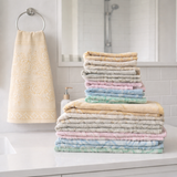 Set da 6 Ospite o Asciugamano Spugna Velour Rose in puro cotone – Karì