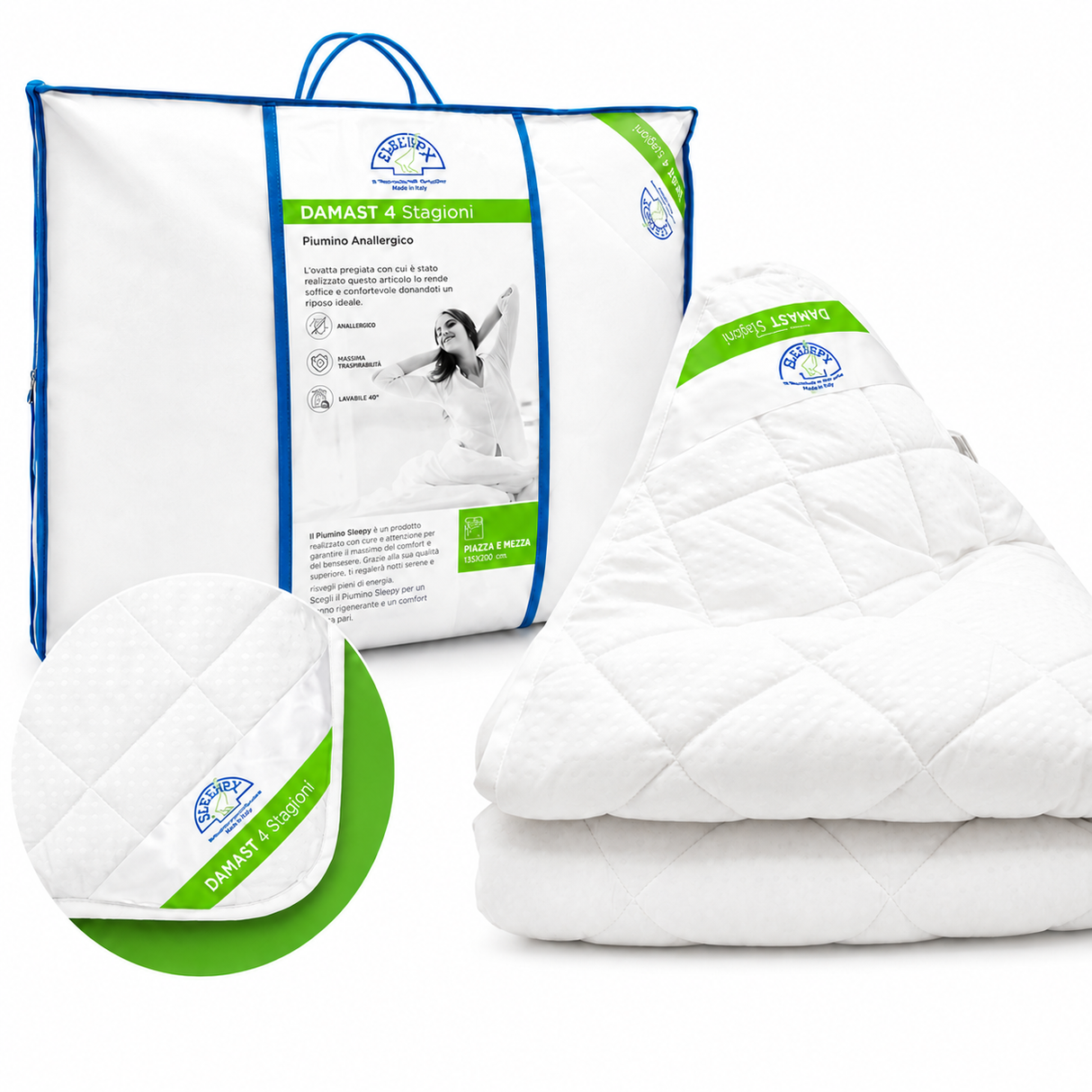 Piumino Anallergico DAMAST LIGHT - Daunex