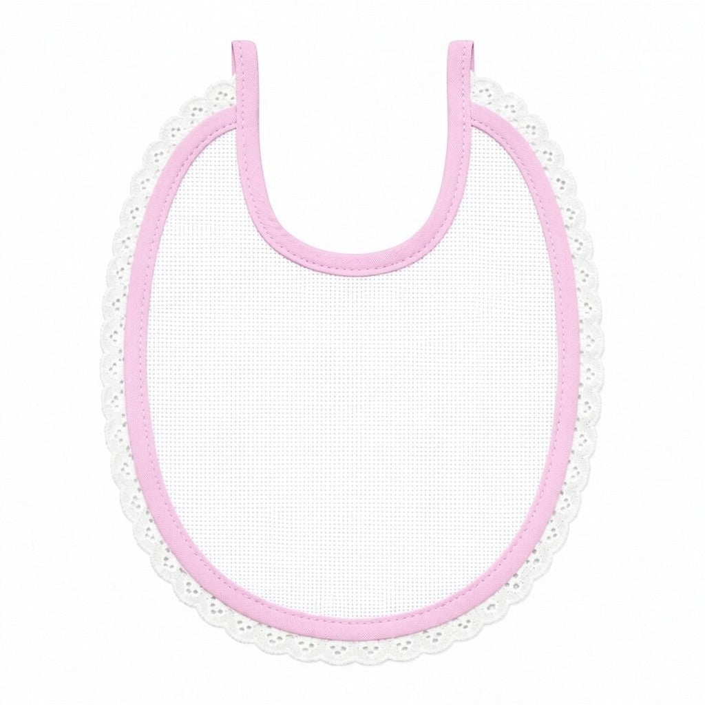 Bavaglino Ricamabile con Pizzo - Ellepi