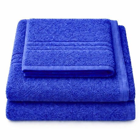 Tris Spugna Grand Hotel Arianna 100% Cotone – Set Asciugamani Bagno (telo, viso, ospite)