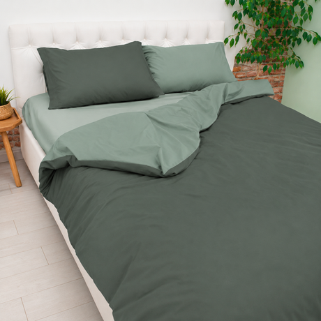 PARURE COPRIPIUMINO BICOLOR EASY NO STIRO - Daunex