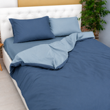 PARURE COPRIPIUMINO BICOLOR EASY NO STIRO - Daunex