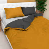 PARURE COPRIPIUMINO BICOLOR EASY NO STIRO - Daunex