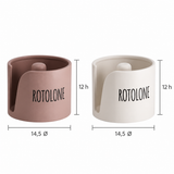 Porta Rotolo in Ceramica 14,5x12cm - Cucina&Cottura