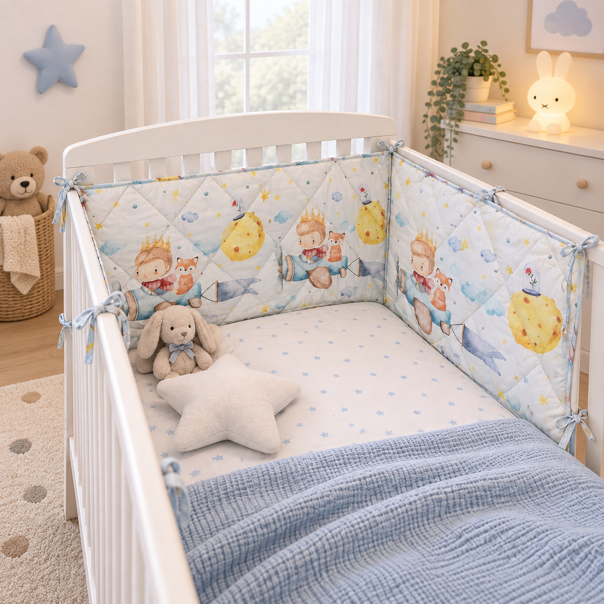 Trapunta Baby Prince con Paracolpi Coordinato – Linea Oro