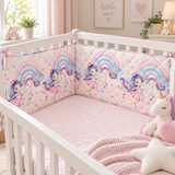 Trapunta Baby Unicorno con Paracolpi Coordinato – Linea Oro