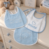 Set 3 Bavaglini Love in Spugna art. NG2514 -  7 Sons