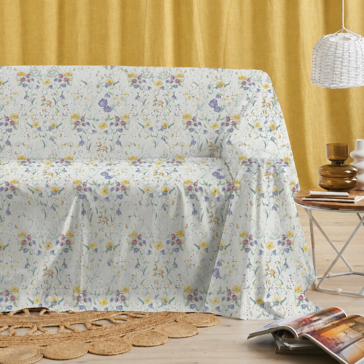 Telo Arredo Copritutto Provenzal 260x270 No Stiro TeknoTime - Maè