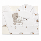 Completo Lenzuola Lettino 3 Pezzi Tenero Piccolino - Bruco Bruco