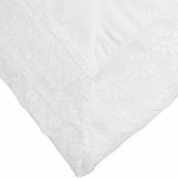 Completo Lenzuola Matrimoniale San Gallo 2 Casarredo in Cotone con Pizzo – Made in Italy