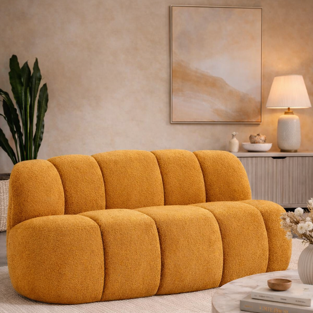 DIVANETTO BALL SENAPE - FERRETTI