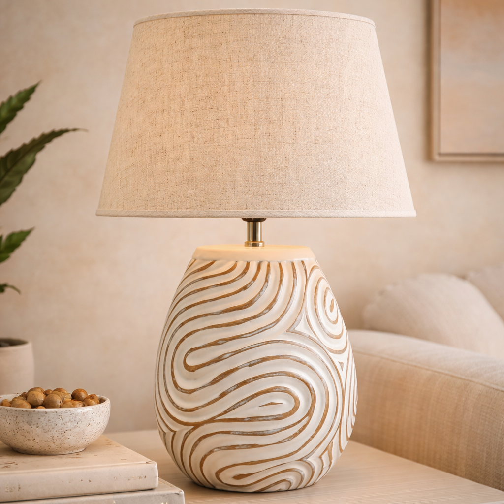 LAMPADA DA TAVOLO RESINA OBLIX - FERRETTI