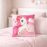Cuscino Arredo Unicorn con imbottitura 40x40 cm