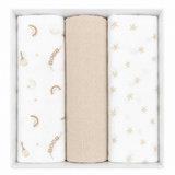 Set 3 Teli in Garza di Cotone Neonato 70x70 cm - Ellepi
