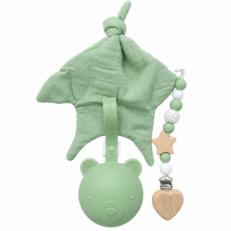 Set Regalo Baby Doudou, Portaciuccio e Catenella art. B541- I Batuffolini