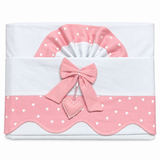 Completo lenzuola culla/passeggino dis.03 100% Cotone - Melanie