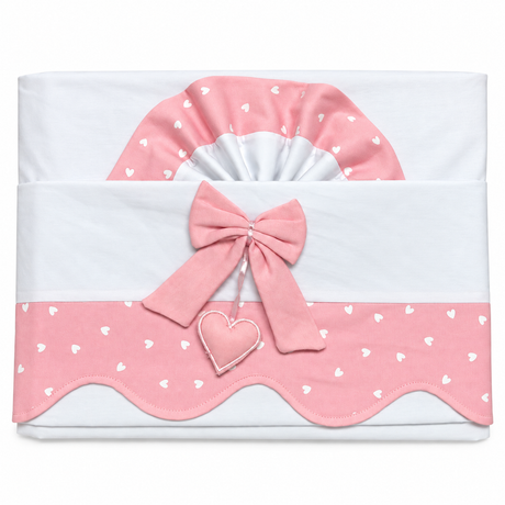 Completo lenzuola culla/passeggino dis.03 100% Cotone - Melanie