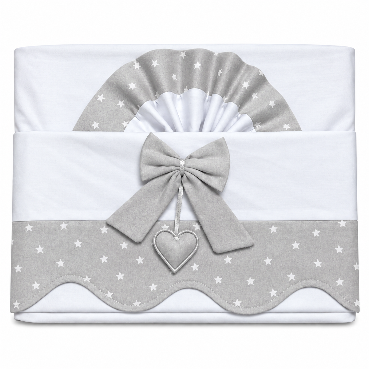 Completo lenzuola culla/passeggino dis.03 100% Cotone - Melanie
