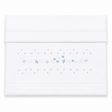Completo Lenzuola Culla White Dream Ricamato a Mano 100% Cotone 3 Pezzi – Elite