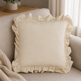 Cuscino Arredo con Rousches Sfoderabile 50x50 cm ESSENTIEL - L'Atelier17