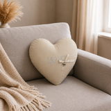 Cuscino d'Arredo a CUORE SABBIA in Rasatello di Cotone - LIU•JO