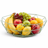 Cestina Frutta Kitchen Box 28x28x10 cm Verde Salvia in Ferro – Montemaggi