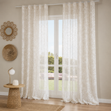Pannello Tenda con Fascia Copri Bastone Calibano Maè 145x290 cm - Via Roma 60