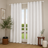 Pannello Tenda con Fascia Copri Bastone Almas Maè 145x290 cm - Via Roma 60