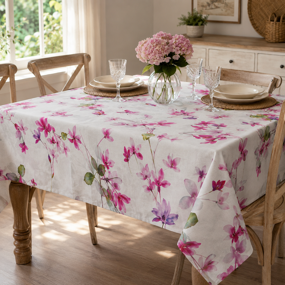 Tovaglia x6 VIOLE 100% Cotone - Mia Casa