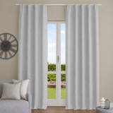 Pannello Tenda con Fascia Copri Bastone Malta Maè 145x290 cm - Via Roma 60