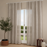 Pannello Tenda con Fascia Copri Bastone Pilar Maè 145x290 cm - Via Roma 60