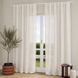 Pannello Tenda con Fascia Copri Bastone Pilar Maè 145x290 cm - Via Roma 60