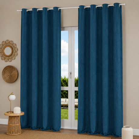 Pannello Tenda con Fascia Copri Bastone Estella Maè 145x290 cm - Via Roma 60