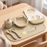 Set Pappa Svezzamento Baby 6 Pezzi in Silicone Alimentare art. CR1034 - Ellepi