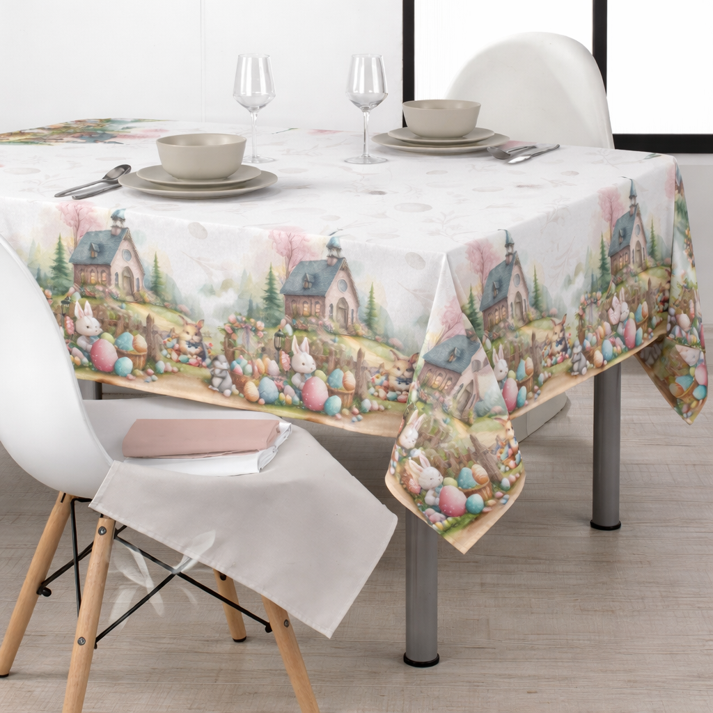 Tovaglia EASTER Dis.4737 per 6/12/18/24 Posti - Kari