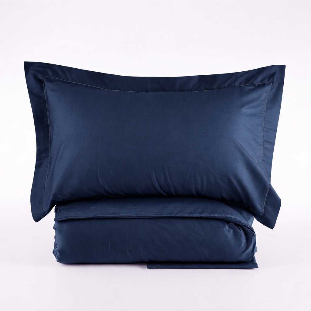 Completo Copripiumino Tiffany in Raso di Cotone 250x210  – Via Roma 60