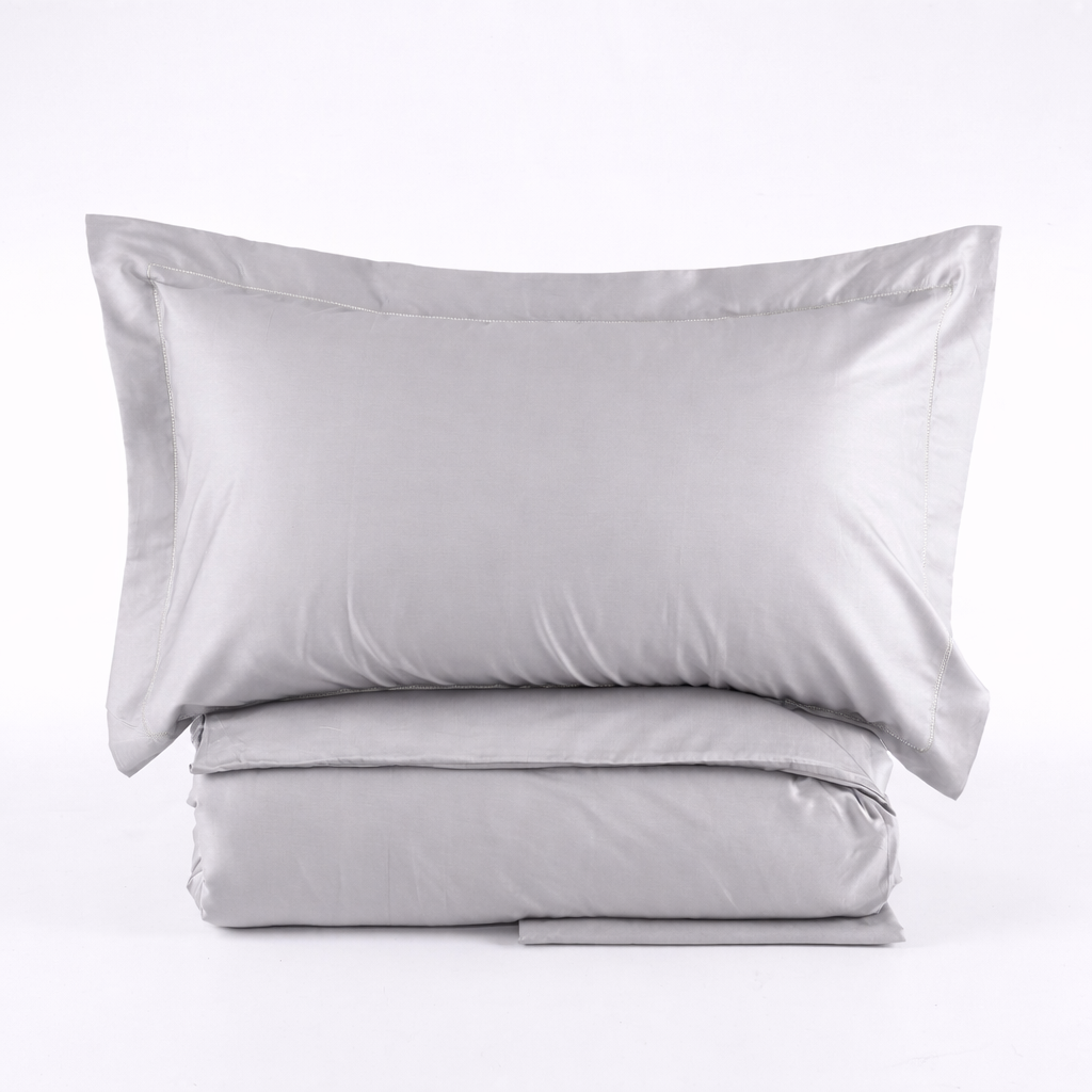 Completo Copripiumino Tiffany in Raso di Cotone 250x210  – Via Roma 60