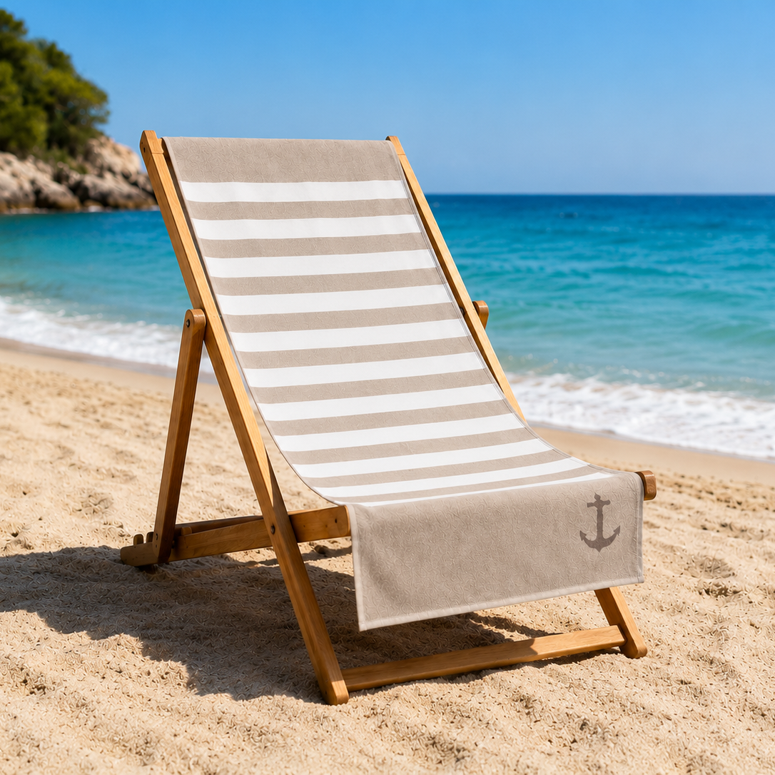 Telo Mare Jacquard Velour Sean 86x160 cm - Linea Oro