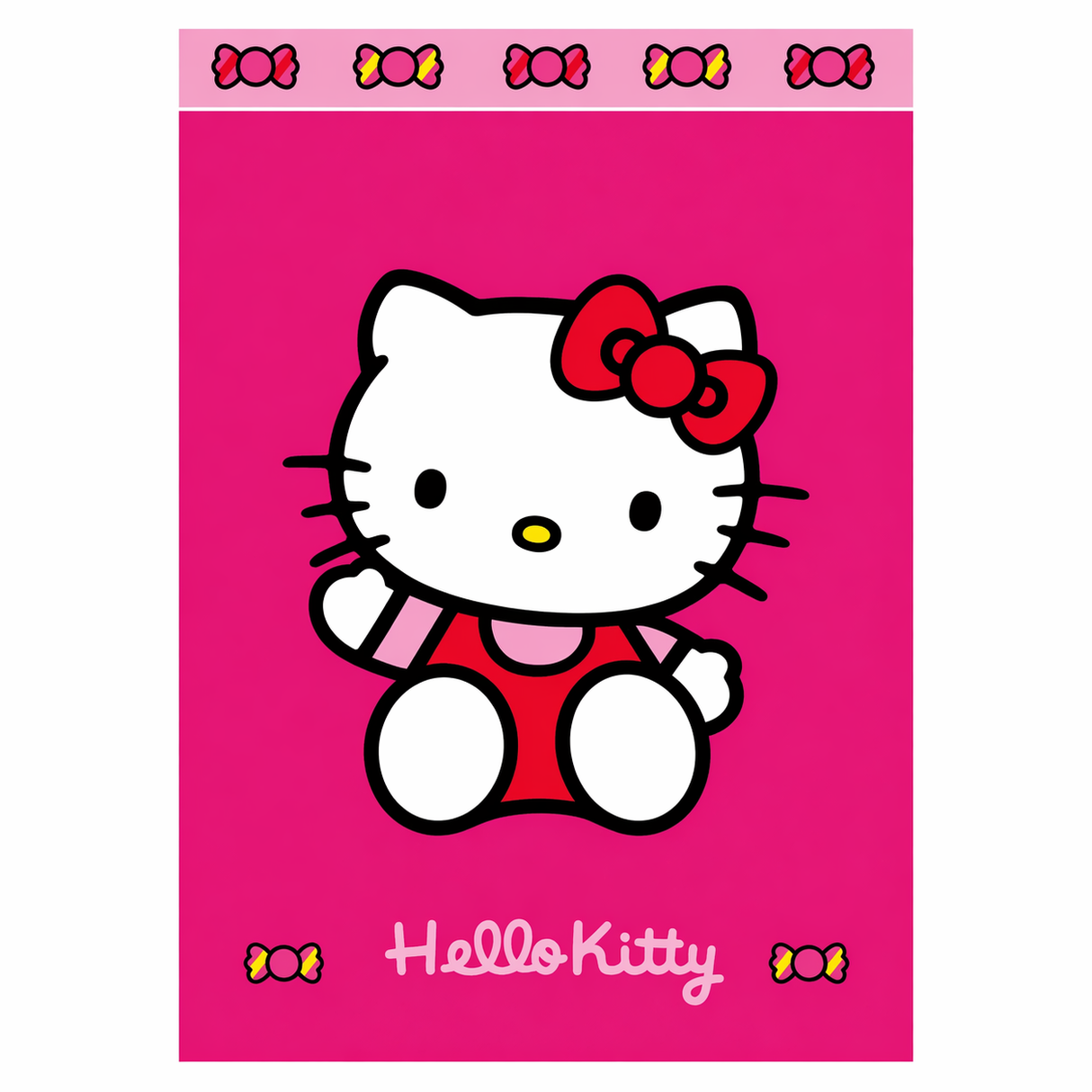 Telo Mare Hello Kitty in Cotone 76x152 cm