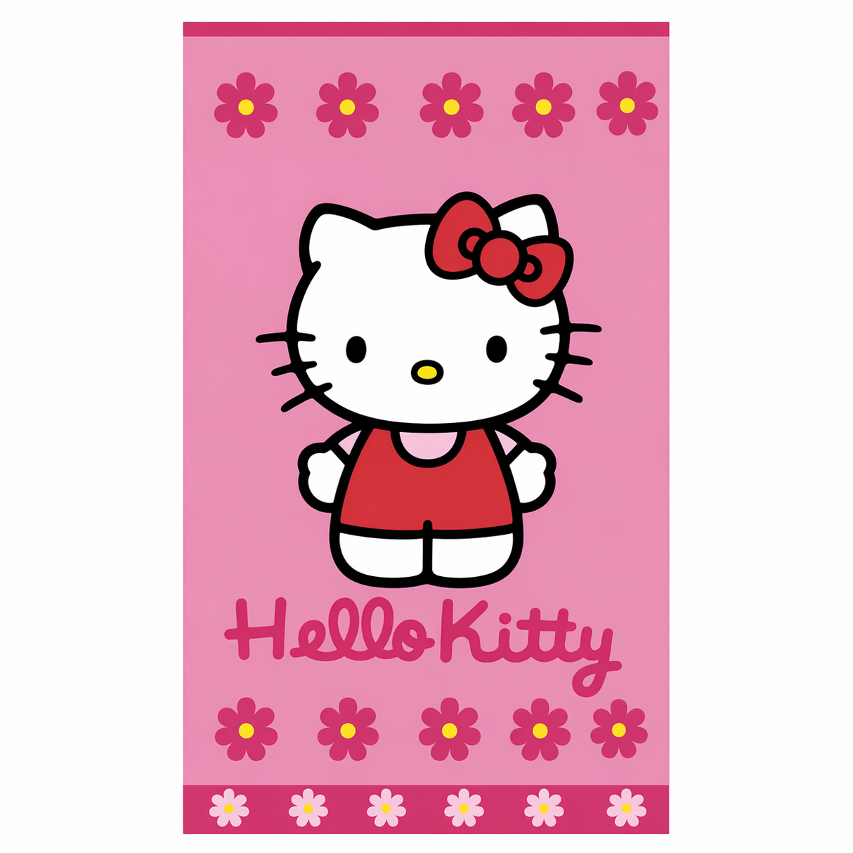 Telo Mare Hello Kitty in Cotone 76x152 cm
