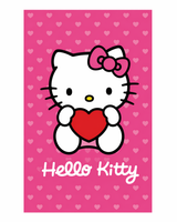 Telo Mare Hello Kitty in Cotone 76x152 cm
