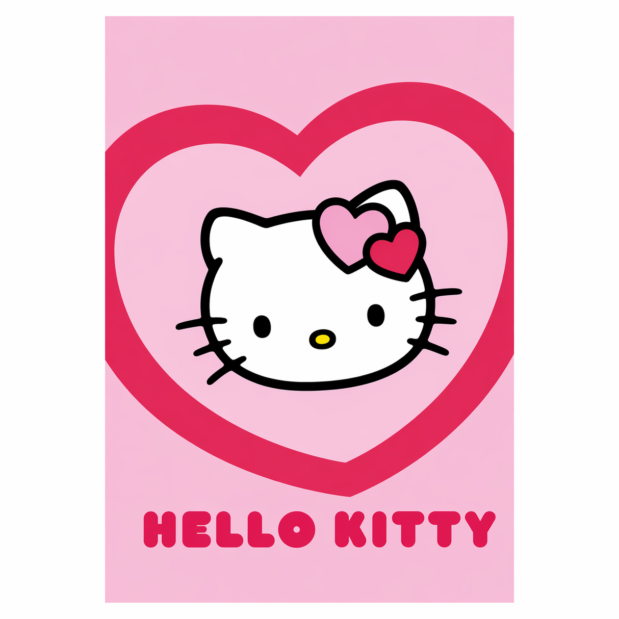 Telo Mare Hello Kitty in Cotone 76x152 cm