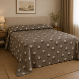 Telo Arredo Copritutto Quadrifoglio 2 Posti 260x260 in Cotone - BA