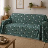 Telo Arredo Copritutto Quadrifoglio 2 Posti 260x260 in Cotone - BA