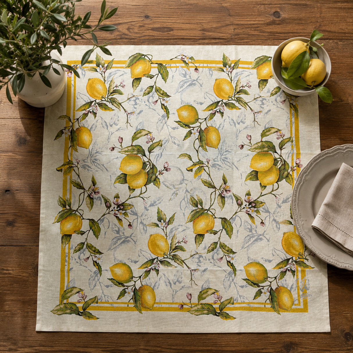 Centrotavola LEMONADE 100x100 cm - Karì