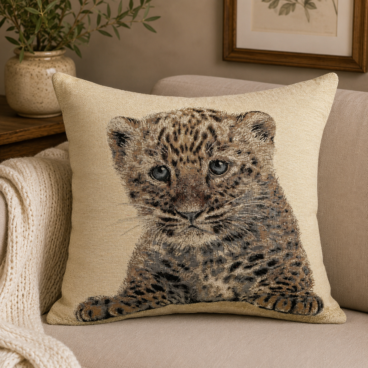 Cuscino Arredo LEOPARDO 50x50 - Karì