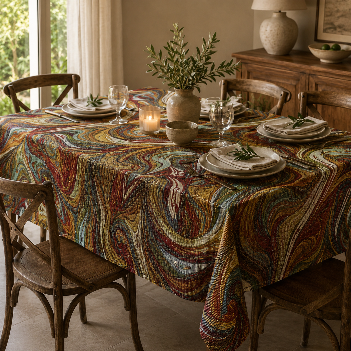 Tovaglia x6 MIX in Cotone Gobelin - Mia Casa