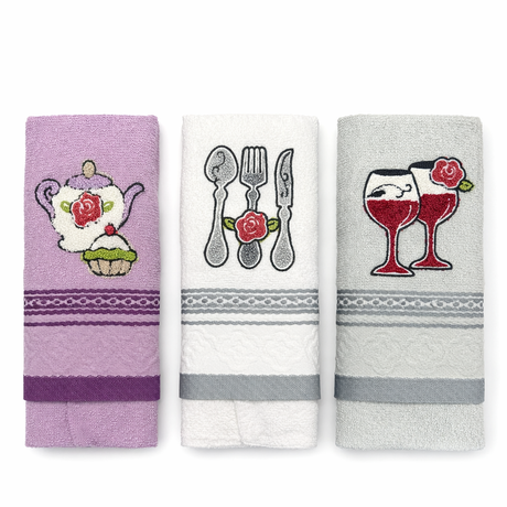 Tris Strofinacci DAMASCO - Vingi